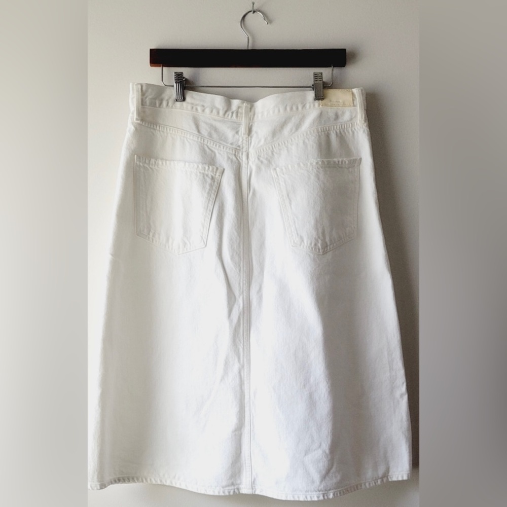 Citizens of Humanity  premium Vintage Denim white Skirt - Picture 6 of 6
